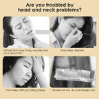 Natural Golden Sandalwood Five-Claw Scalp Massager Gua Sha Tool Back Scratcher Spa Handheld Meridian Massage Comb Hair Care