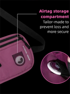Travel Money Belt Waist Bag Waterproof RFID Blocking Anti-Theft Passport Holder Hidden Pocket Secure Waist Pouch Fanny Pack for