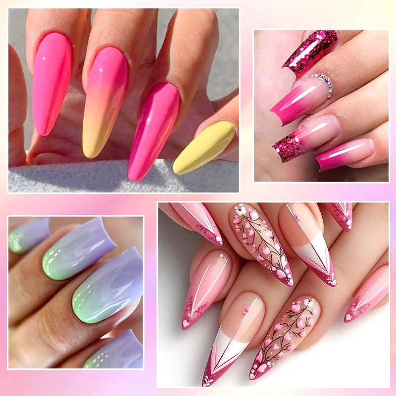 7pc Nail Gel Polish Set DIY Nail Art Design All For Decoration Soak Off UV Gel Long Lasting Manicure Painting Gel Vernis Kits Imagen secundaria del producto