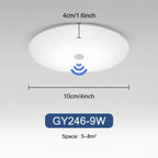 LED Ceiling Light Auto PIR Motion Sensor Smart Home Lighting 13W 18W 24W 36W  Radar Ceiling Lamp For Indoor Bedroom Room Hallway