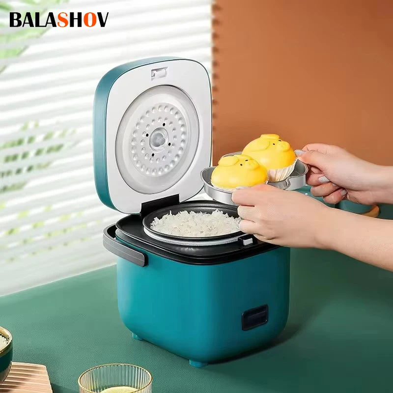Mini Rice Cooker Automatic Household Kitchen Electric Cooking machine 1-2 People Food Warmer Steamer 1.2L Small Rice Cooker Image principale du produit