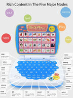 Learning Machine Laptop Computer Child Electronic Preschool Language Education Toys Gift Toddler Kid Developing Cognitive Skills