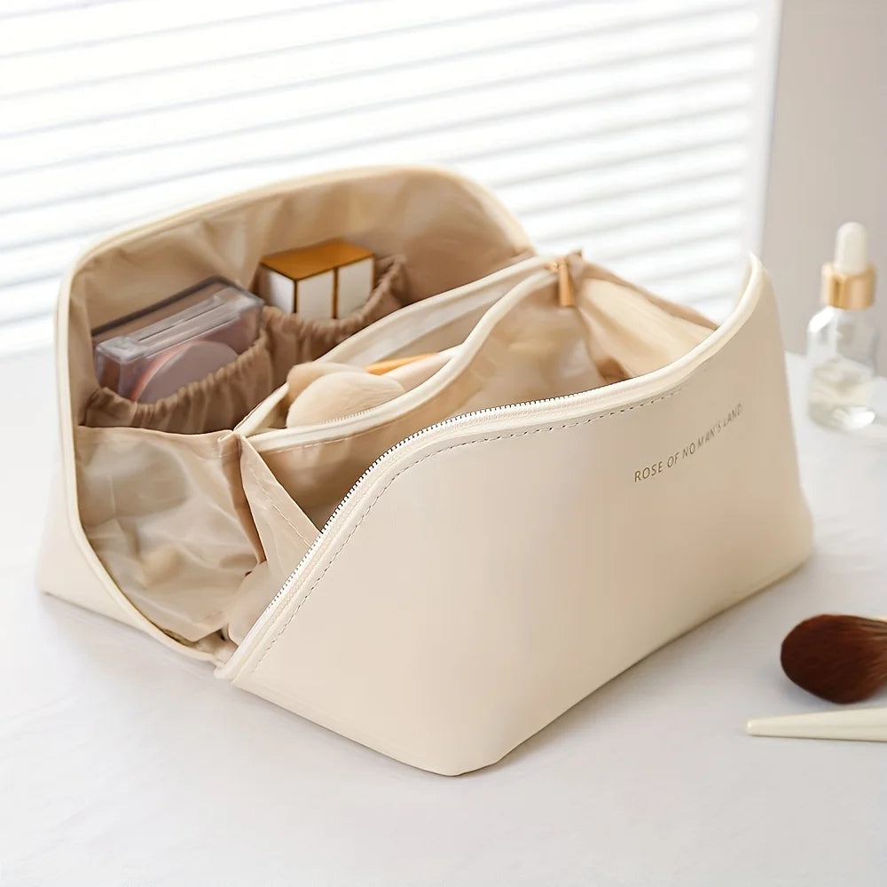 Makeup Organizer Female Toiletry Kit Bag Make Up Case Storage Pouch Luxury Lady Box, Cosmetic Bag, Organizer Bag For Travel Zip Imagen principal del producto