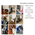 Cat Scratcher Massage Comb - Corner Scratching Brush with Catnip, Pet Deshedding Comb for Hair Removal, Grooming