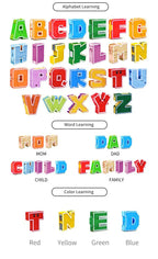 New Learning Toys 26 Letters Learnable Words Transformable  Combinable Robots Alphabet Toys For Kids Gifts Learn Play Robot Toy