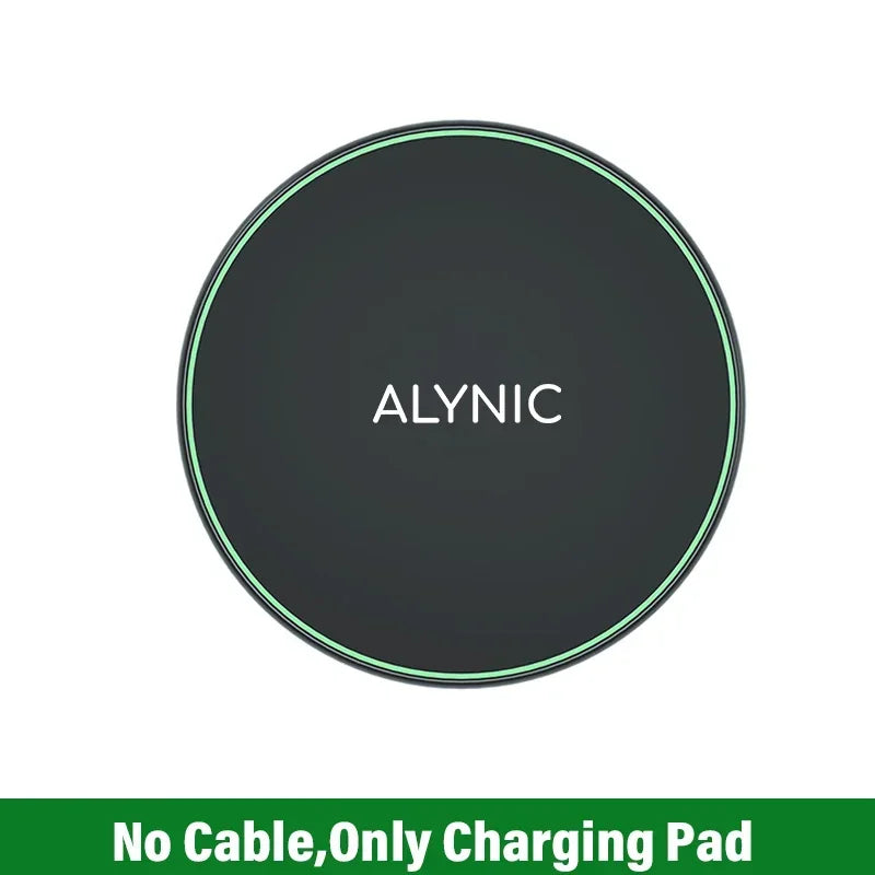 New Wireless Charger For iPhone 17 16 15 14 13 Pro Max Induction Fast Charging Pad Dock Station For Samsung S24 Xiaomi Huawei