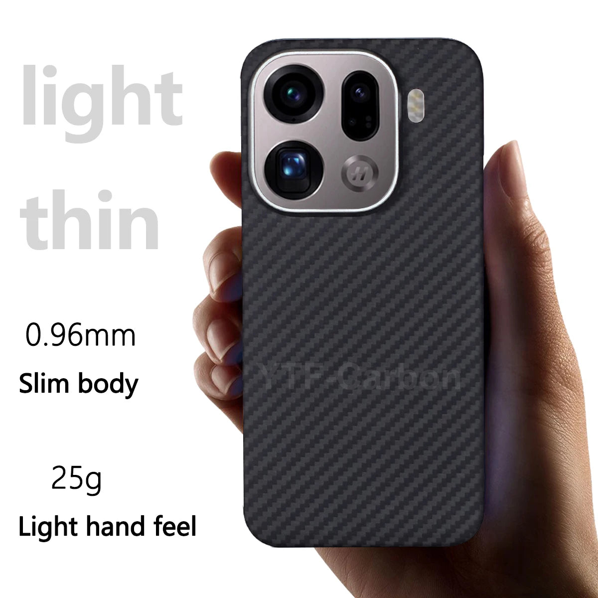 YTF-Carbon For Oppo X9 Pro Aramid Carbon Fiber Cover For Magsafe Find X9/X9s pro/X9 Ultra Cover Mobile Phone Accessories