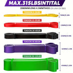 resistance Bands, Stackable TPE Resistance Bands for Strength Training, Fitness, Workout, Stretching, Home Gym and More