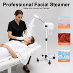 Professional Facial Steamer,2 in 1 Ionic Ozone Steamer, Mist Face Steamer Salon Spa Beauty Skin Care Equipment for Salo for Home