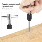 T-Handle Wrench  M3 M4 M5 M6 M8 Hand Tap Reamer Thread Tapping Tool Set Adjustable Machine Screw Thread Tapping Drill Bit
