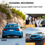 1080P Car Dvr WiFi APP 3/2Lens Dash Cam for Cars Camera for Vehicle Recorder Video Front and Rear Camera  Night Vision Dashcam