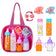 Doll accessories Baby Doll Feeding Bottle Set Baby Care Toy Stroller 2pc Milk And Juice Bottles With Toy Pacifier For Baby Dolls