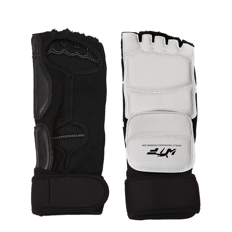 New Half Finger Boxing Gloves Men Taekwondo Gloves Foot Protector Karate Muay Thai Training Workout Gloves Kids Imagen secundaria del producto