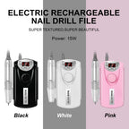 35000RPM Nail Drill Machine for Nails Rechargeable Manicure Low Noise Professional Electric Nail Drill Motor Polishe Sander Tool