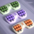 Foot Massager Dual-wheel Foot Massager Relieve Foot Fatigue Relaxe Acupuncture Point Promote Blood Circulation Acupuncture Massa