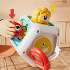 Baby Busy Board Cube Montessori Sensory Toys for Toddler Educational Learning Activities Travel Toy Lock Box Fine Motor Skill