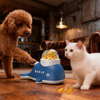 NEW Slow Feeder Dog Toy, Whale Puzzle Treat Dispenser For Mental Enrichment, Healthy Feeding & Indoor Exercise For All Dogs