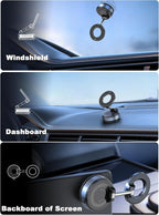 Vacuum Magnetic Car Phone Stable Dashboard  Adsorption  Anti-Shake Mobile StandUniversal For Cars Safe Driving Access