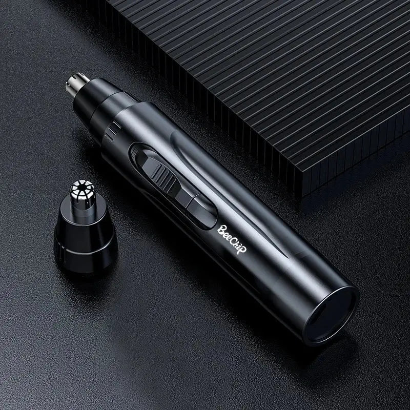 1 PCS Black Electric Nose Hair Trimmer Ear and Nose Hair Trimmer Professional Painless Nose Hair Trimmer For MenAnd Women