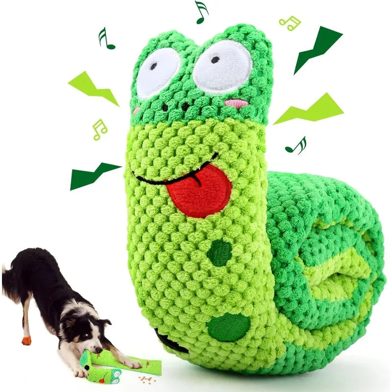 Squeaky Dog Toys for Stress Relief, Puzzle & Snuffle Foraging Training, IQ Stimulation for Small, Medium & Large Dogs