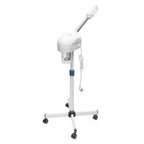 750ml Ozone Facial Steamer Height Adjustable Sprayer 360° Rotatable Movable Skin Care Equipment for Salon Beauty Spa White/Black