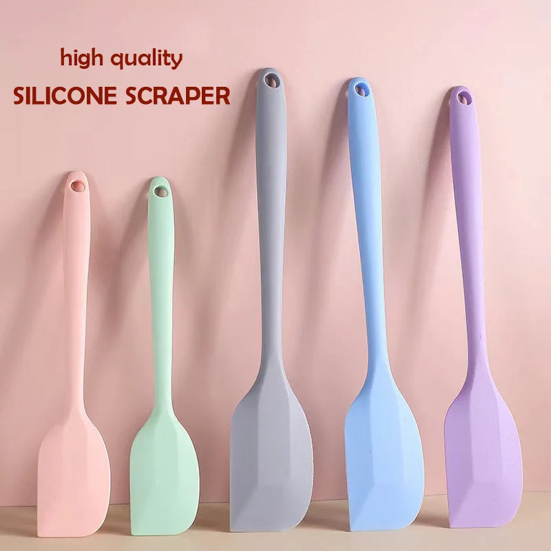 Silicone cream spatula Non-stick butter spatula Heat-resistant kitchen baking tools DIY cake baking tools Image principale du produit
