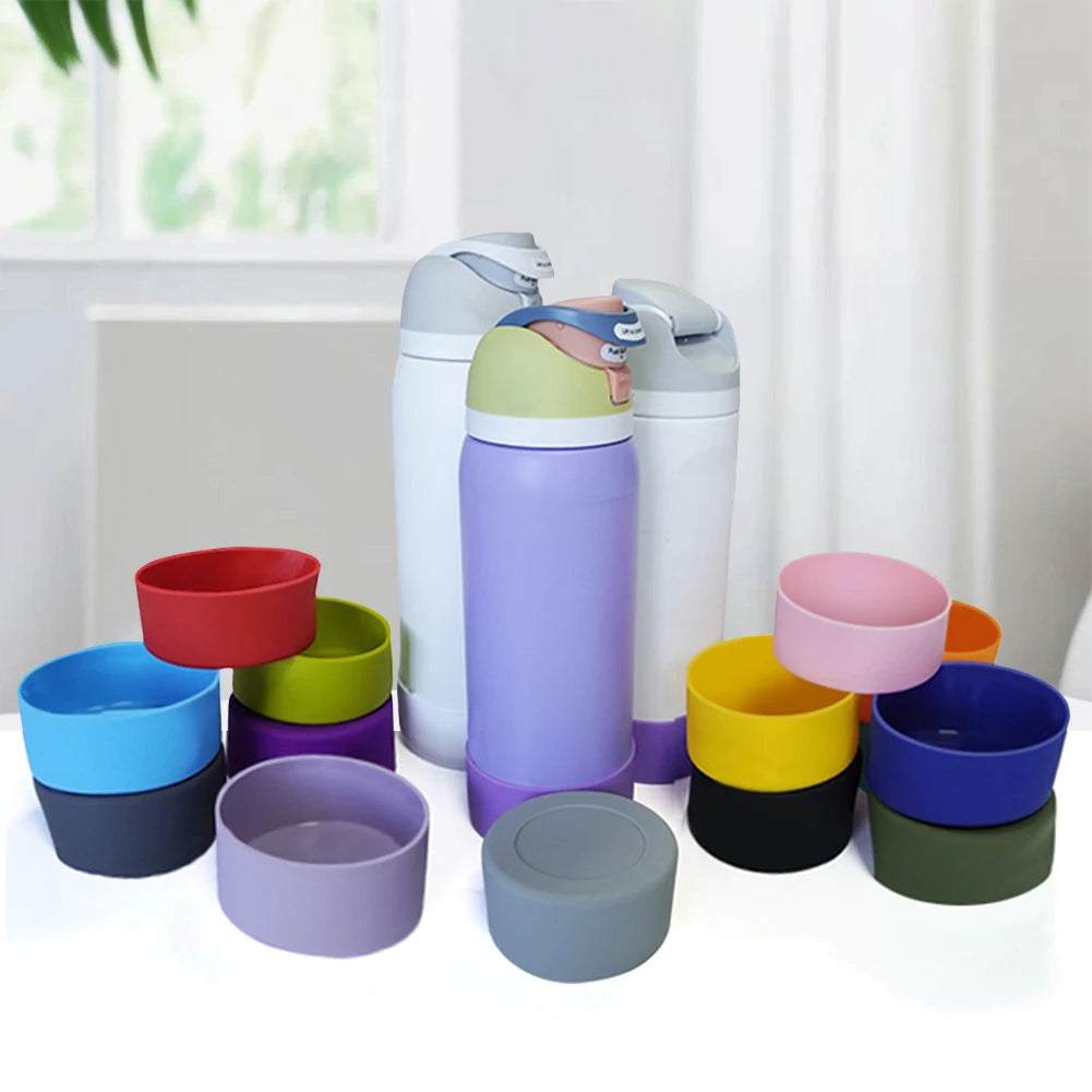 32oz Silicone Water Bottle Boot Anti-Slip Bottom Cover Bottom Protector Protective Bottom Base for Owala Flask Water Bottle