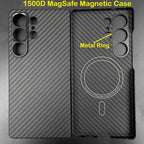 Carbon Fiber Case For Samsung Galaxy S25 Ultra/S25+/S25/S25 Edge Lens Camera Protection Aramid Fiber Cover Lightweight Slim Case