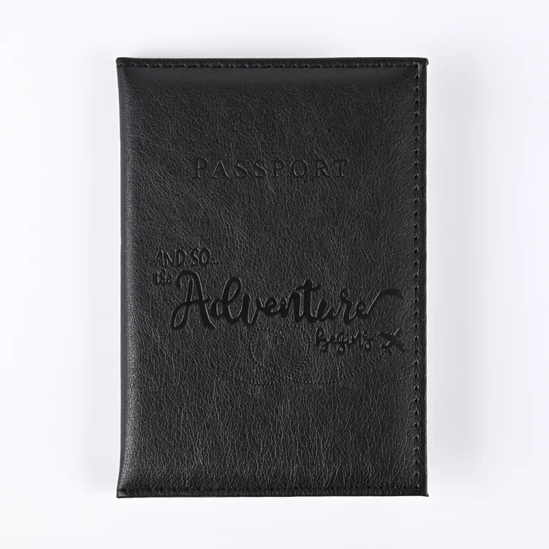 Passport Holder Wallet Cover Travel Essentials Pu Leather Card Case International Travel Accessories for Women/Men