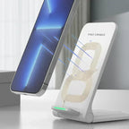 Wireless Charger Station Earphone Phone Fast Charging Charger Holder For iPhone 16 15 14 13 Pro Max Samsung S24 S23 Xiaomi