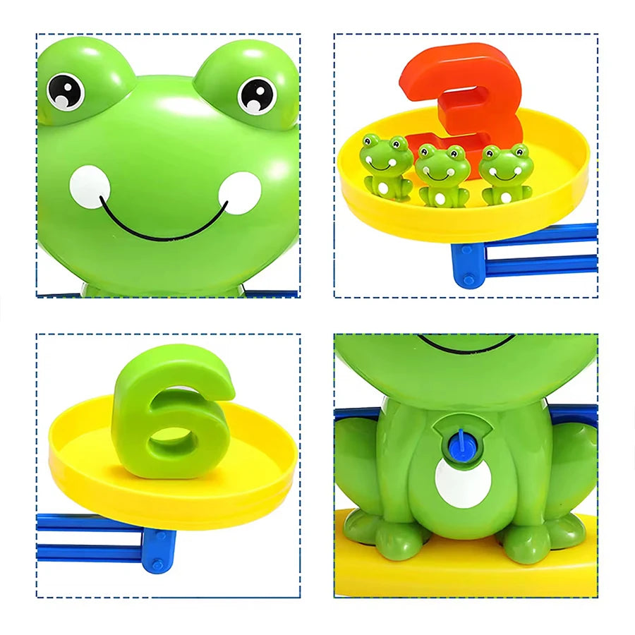 Mathematical Intelligence Math Toys Funny Frog Scale Children's Early Education Toys Addition Subtraction Balance Enlightenment Secondary image