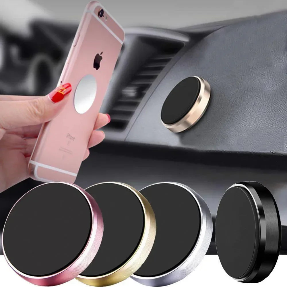 Magnetic Car Phone Holder Universal Car Phone Stand for iPhone Xiaomi Huawei Samsung Dashboard Wall Mounted Car Magnet Sticker Imagen principal del producto