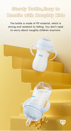 Baby PP Bottle 150/240/330ML Newborn Baby Bottle with Handle Milk BottleFeeding Baby Bottles Newborn Feeding Supplies BPA-Free