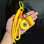 Fitness Keychain for Gym Lovers Premium Gift Sports Enthusiasts Accessories for Workout Bags Water Bottles D-shaped Buckle