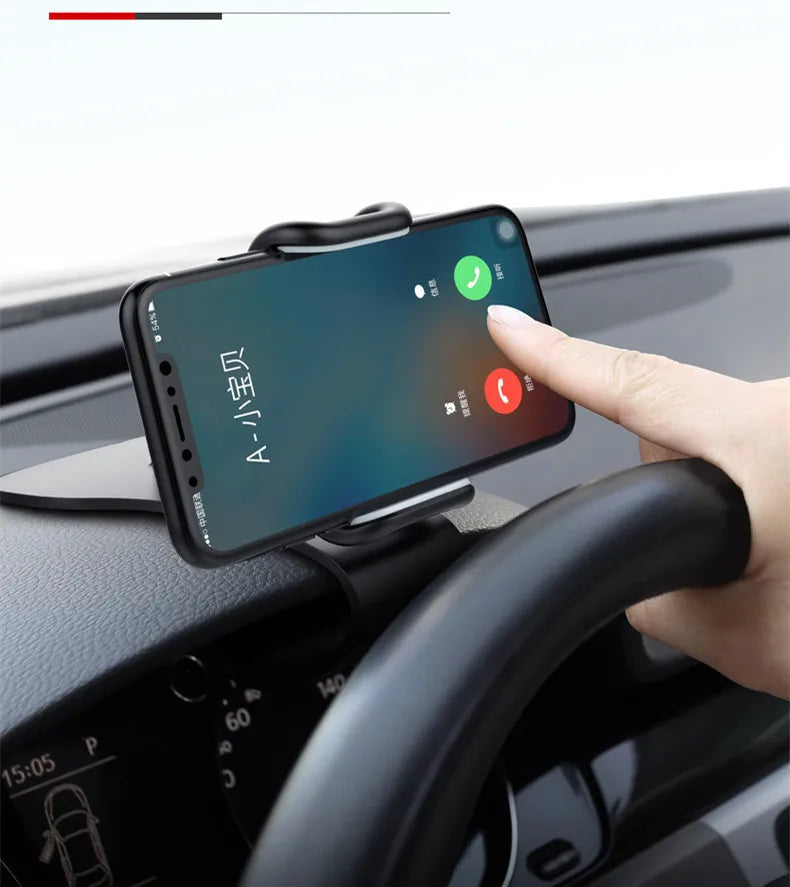 360 Rotatable Car Phone Holder Universal Cell Phone Stands Car Rack Dashboard Support for Auto Grip Mobile Phone Fixed Bracket