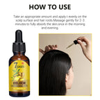 EELHOE 20ml Ginger Hair Growth Oil Strengthening Scalp Nourishing Hair Roots Anti Loss Fuller Care Hairs Essence for Women Men