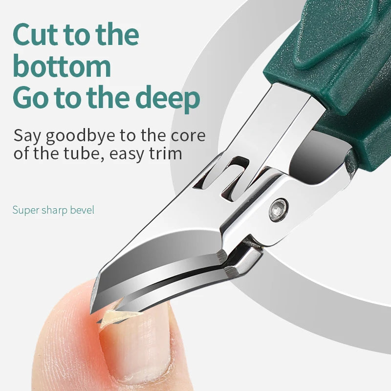 Toenail Clipper For Ingrown Or Thick Toenails Toenails Trimmer Professional Podiatrist Toenail Nipper With Stainless Steel Ultra