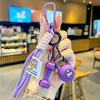 Fitness Keychain for Gym Lovers Premium Gift Sports Enthusiasts Accessories for Workout Bags Water Bottles D-shaped Buckle