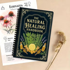 Step-by-Step Herbal Recipe Book for Natural Healing: Heart Health & Focus Guide. Spiral Bound Wellness Book, Healthy Gift