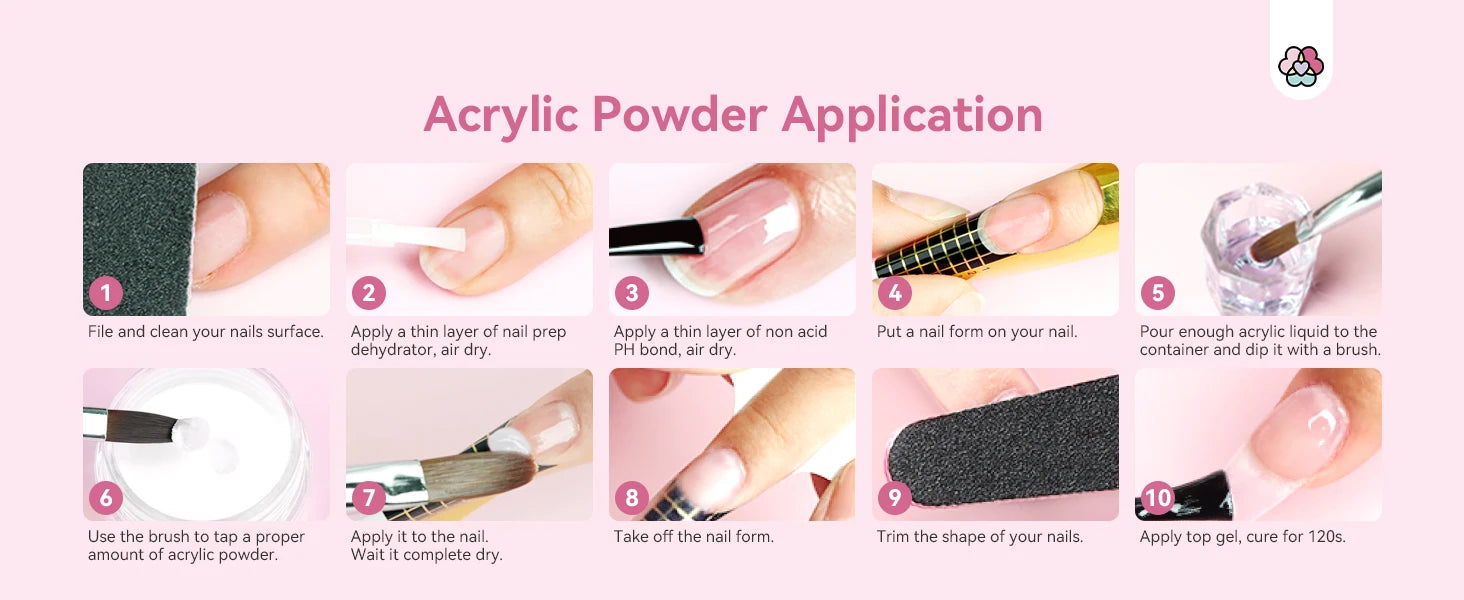 SAVILAND Complete Acrylic Nail Kit for Beginners with Keratin Powder Castor Oil Gel Polish 180W Lamp Nail Drill Full Set Tools