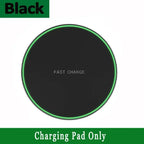 New Wireless Charger For iPhone 17 16 15 14 13 Pro Max Induction Fast Charging Pad Dock Station For Samsung S24 Xiaomi Huawei