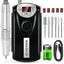 35000RPM Nail Drill Machine for Nails Rechargeable Manicure Low Noise Professional Electric Nail Drill Motor Polishe Sander Tool