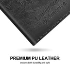 Passport Holder Cover Wallet Travel Essentials RFID Blocking Leather Card Case International Travel Must Haves Travel Accessorie