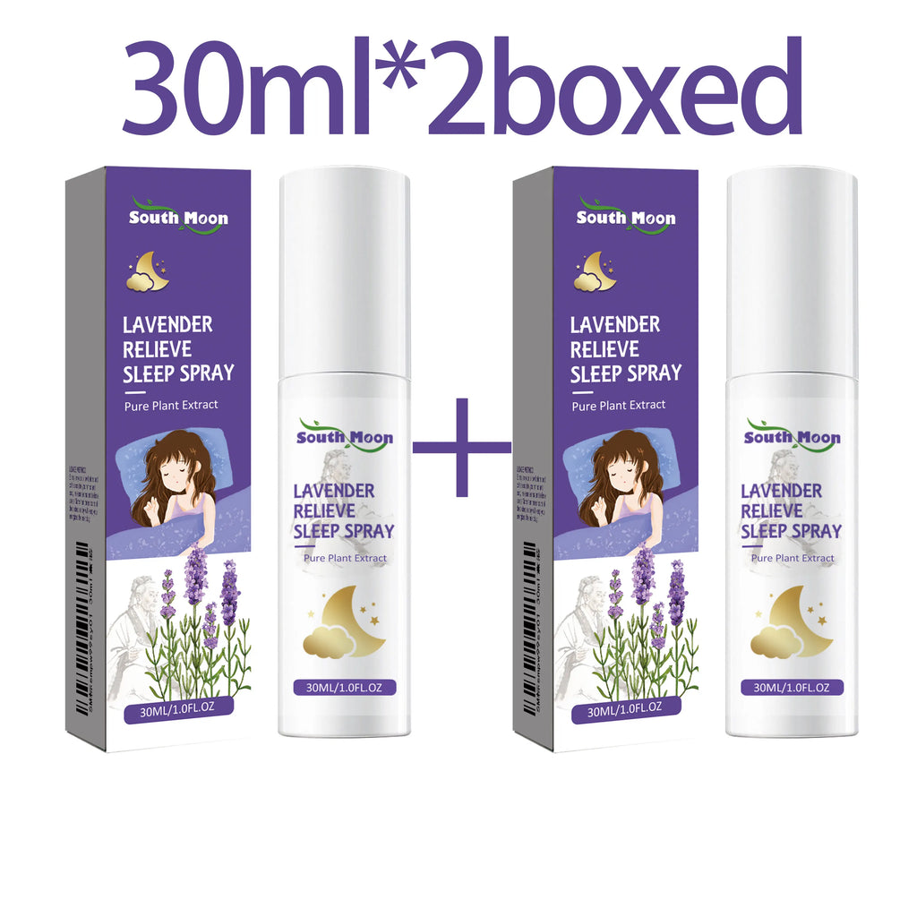 Lavender Sleep Spray Insomnia Therapy Pillow Mist Relieve Stress Effective Aromatherapy Improving Tired Sleep Essential Care Oil