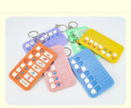 Kids Self-Discipline Checklist Memo Board Portable Keychain Visual Habit Tracker for Children Daily Task