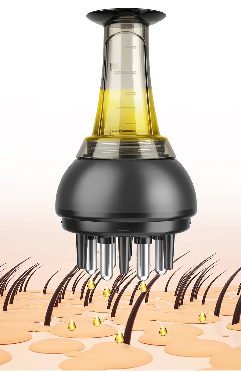 Scalp Applicator Liquid Comb for Hair Growth Serum Oil Nourish Mini Portable Hair Roots Massage Medicine Comb Hair Head Massager