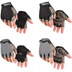 Anti-Slip Breathable Workout Gloves, Fingerless Fitness Training Gym Gloves for Men Women Bodybuilding Cycling Exercise