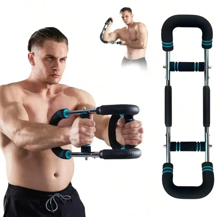 Adjustable Shaker Twister Arm Trainer, Chest & Forearm Workout Equipment, Home Fitness Strengthener for Arm Exercise Imagen principal del producto