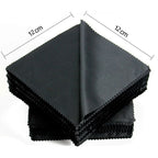 1/20/100/300 pcs/lot Black Microfiber Sunglasses Eyeglasses Cleaning Cloth 13*13cm Glasses Eyewear Clean Lens Cloth 2030