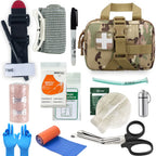 IFAK Trauma Kit First Aid Pouch Emergency Tourniquet Chest Seal Survival Gear and Equipment with Molle Car Travel Hiking